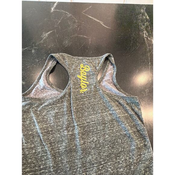 Baylor University Sic Em Racerback tank top Women's Med Gray - Picture 7 of 7